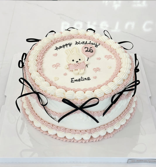 Character Drawing Piping Cake · 手绘裱花蛋糕