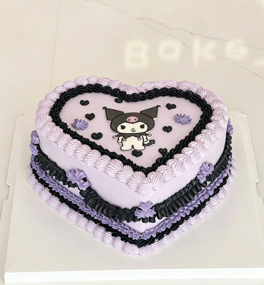 Vintage Piping Photo Cake · 复古裱花照片蛋糕